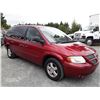 Image 2 : A6 --  2006 DODGE GRAND CARAVAN SXT , Red , 266893  KM's "NO RESERVE"