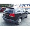 Image 3 : K1 --  2011 KIA SORENTO EX  , Black , 109127  KM's