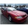 Image 2 : L6 --  1995 FORD MUSTANG , Red , 180892  KM's