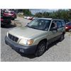 Image 1 : J3 --  2001 SUBARU FORESTER , Brown , 188952  KM's