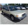 Image 2 : J3 --  2001 SUBARU FORESTER , Brown , 188952  KM's