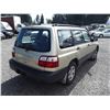 Image 3 : J3 --  2001 SUBARU FORESTER , Brown , 188952  KM's