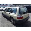 Image 4 : J3 --  2001 SUBARU FORESTER , Brown , 188952  KM's