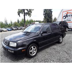 O2 --  1998 VW JETTA WOLFSBURG EDITION BLACK, UNKNOWN KMS