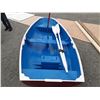Image 2 : 0B --  9 FT FIBERGLASS COVERED CEDAR SAIL BOAT
