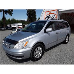 A4 --  2007 HYUNDAI ENTOURAGE GLS , Grey , 197852  KM's "NO RESERVE"