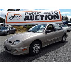 A8 --  2002 PONTIAC SUNFIRE SE , Brown , 91270  KM's