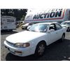 Image 1 : A1 --  1996 TOYOTA CAMRY LE SEDAN, WHITE, 243,678 KMS "NO RESERVE"
