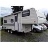 Image 1 : 0D --  1994 KIT COMPANION SUNCHASER,  MODEL 21SF, 5TH WHEEL TRAVEL TRAILER, WHITE
