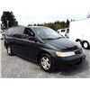 Image 2 : A7 --  2000 HONDA ODYSSEY EX , Green , 249341  KM's