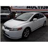 Image 1 : J6 --  2007 HONDA CIVIC LX , White , 161098  KM's