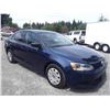 Image 2 : C3 --  2012 VW JETTA , Blue , 118435  KM's