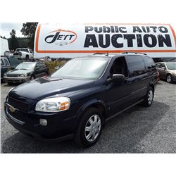 H4 --  2006 CHEVROLET UPLANDER LT , Blue , 258235  KM's