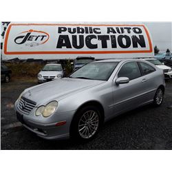 E1 --  2002 MERCEDES C230 , Grey , 200765  KM's