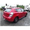 Image 3 : A3 --  2009 PONTIAC VIBE , Red , 227021  KM's
