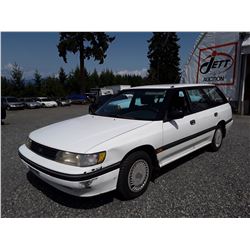 A9 --  1994 SUBARU LEGACY  , White , 270236  KM's "NO RESERVE"