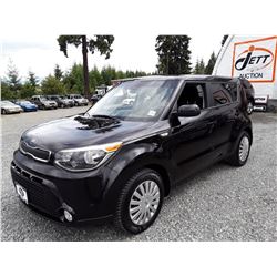 B4 --  2014 KIA SOUL LX , Black , 97608  KM's