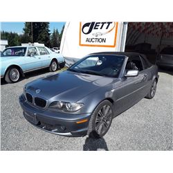 C5 --  2004 BMW 325CI , Grey , 275779  KM's