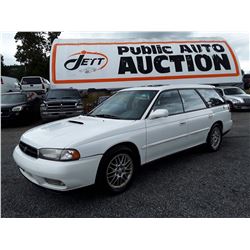 A10 --  1998 SUBARU LEGACY GT , White , 289204  KM's