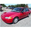 Image 1 : A5 --  1993 HONDA CIVIC DX , Red , 272020  KM's