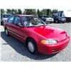 Image 2 : A5 --  1993 HONDA CIVIC DX , Red , 272020  KM's