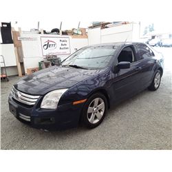 A12A --  2007 FORD FUSION , Blue , 220492  KM's "NO RESERVE"