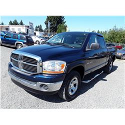 F2 --  2006 DODGE RAM 1500  , Blue , 233668  KM's