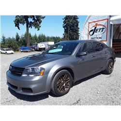 C2 --  2013 DODGE AVENGER SE  , Grey , 58483  KM's