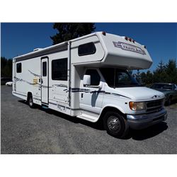 0A --  1997 FORD ECONOLINE MOTOR HOME , White , 138308  KM's "NO RESERVE" Selling At Noon Sat