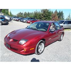 A1 --  2000 PONTIAC SUNFIRE , Red , 191870  KM's "NO RESERVE"