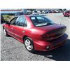 Image 4 : A1 --  2000 PONTIAC SUNFIRE , Red , 191870  KM's "NO RESERVE"