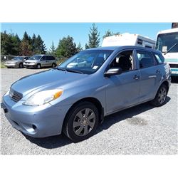 E4 --  2005 TOYOTA MATRIX XR  , Blue , 288797  KM's