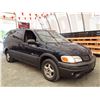 Image 2 : M2 --  2005 PONTIAC MONTANA , Blue , 216008  KM's