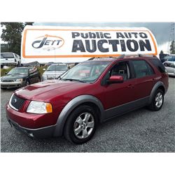 I3 --  2006 FORD FREESTYLE SEL , Red , 223880  KM's