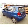Image 4 : L4 --  2005 CHEVROLET AVEO HATCHBACK, BLUE, 213,855 KMS , Blue , 213855  KM's