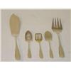 Image 1 : LOT (5) STERLING SERVING FLATWARE PCS. - MARKED .