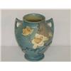 Image 1 : ROSEVILLE BLUE MAGNOLIA PATTERN VASE, 92-8;  