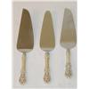 Image 1 : LOT (3) REED and BARTON CAKE SERVERS - FRANCIS I 