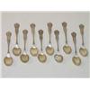 Image 1 : LOT (10) KINGS PATTERN STERLING TEASPOONS BY GORH