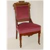 Image 1 : VICT. WALNUT EASTLAKE PARLOR CHAIR - IMPERFECTION