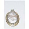 Image 1 : GOLD FILLED SHELL CAMEO PENDANT (2 X 1 3/4) -  O