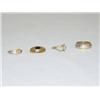 Image 1 : LOT (3) GOLD RINGS TOGETHER W/ ONYX PIN APPROX. 7