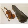 Image 1 : 19TH CENT. VIOLIN and BOW W/ CASE and 2 IVORY KEY