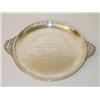 Image 1 : 13 3/4 ROUND STERLING PRESENTATION TROPHY TRAY W/