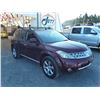 Image 2 : K2 --  2006 NISSAN MURANO SL , Red , 243727  KM's