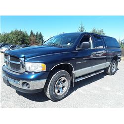 G2 --  2004 DODGE RAM 1500 ST CREW CAB , Blue , 202223  KM's