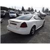 Image 3 : A5 --  2004 PONTIAC GRAND PRIX GT , White , 301122  KM's "NO RESERVE"