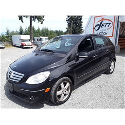 E4 --  2007 MERCEDES B200 , Black , 183741  KM's