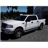 Image 1 : G1 --  2005 FORD F150 LARIAT PICKUP, WHITE, 175,779 KMS