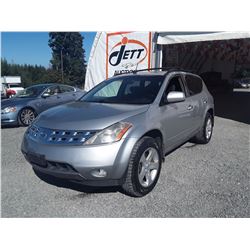 I5 --  2004 NISSAN MURANO  , Grey , 296334  KM's